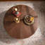 Table basse ronde, table à thé en bois pour le salon-1016957570