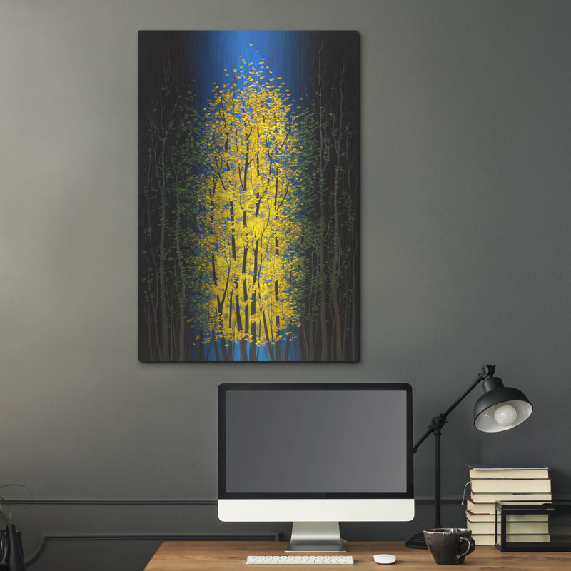  «A Rapturous Moment» par Olga Dorenko, art mural en métal, 24 po x 36 po, H 36 po x l 24 po