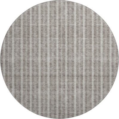 Premium Machine Washable Prisco Taupe Rug
