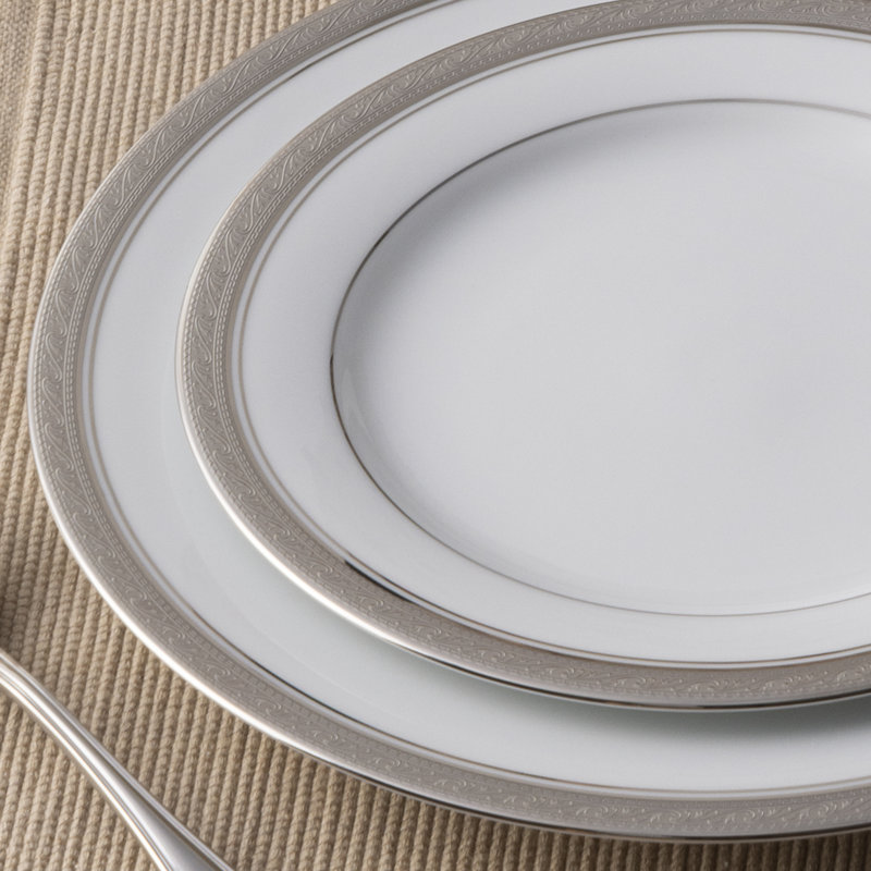 Noritake Crestwood 5-Piece Place Setting, Service for 1, Platinum
