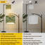 Lampe sur pied à DEL à arc à intensité variable avec abat-jour à hauteur réglable avec télécommande, pour salon, chambre et bureau