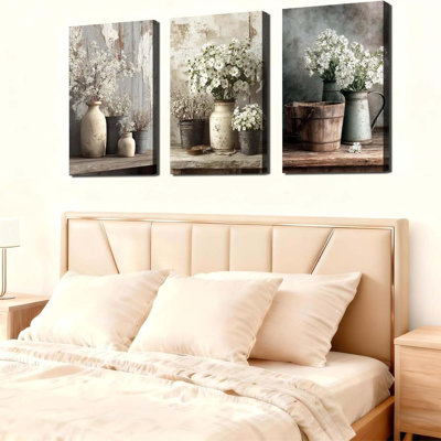 3 Piece Wrapped Canvas Wall Art