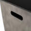 Table d'appoint élégante en porte-réservoir en béton avec construction légère et élégante