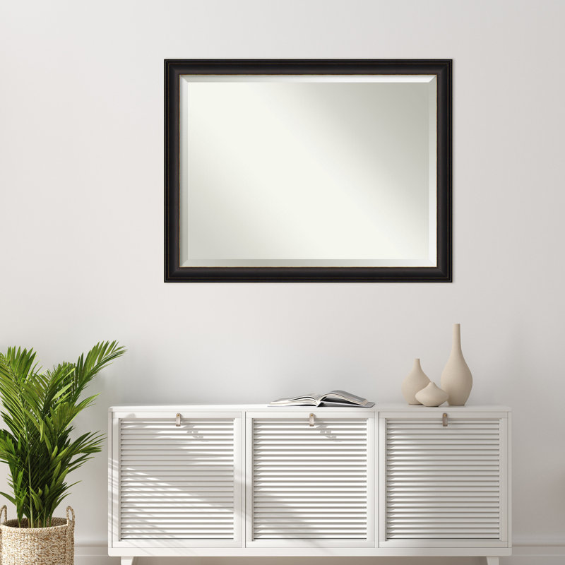 Flat Wall Mirror, Bronze, 34.5" x 44.5"