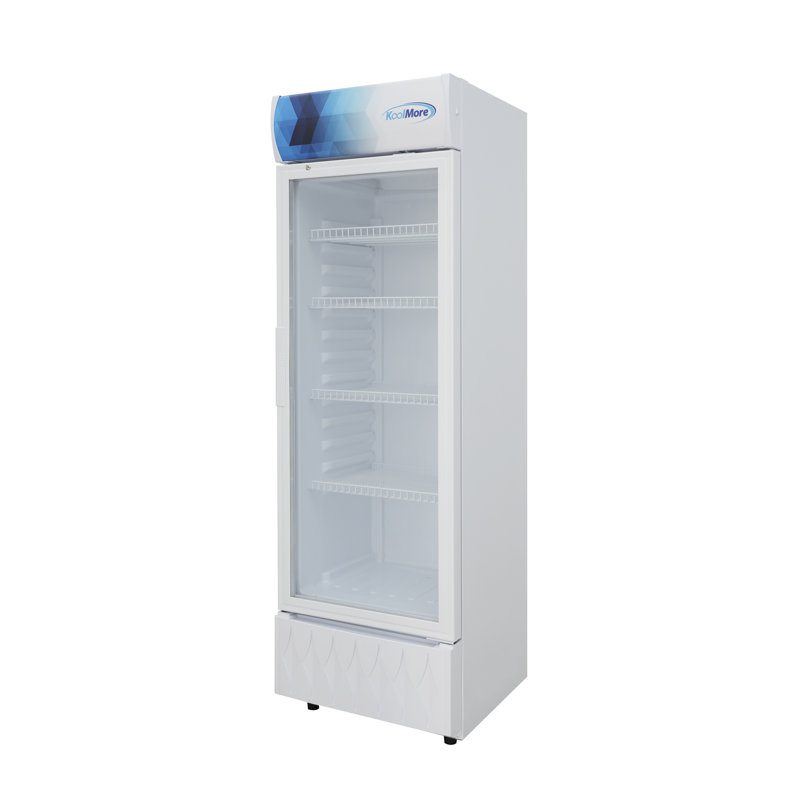 22 in. One-Door Commercial Merchandiser Refrigerator in White, 9 Cu. Ft. (KM-MDR-9CPWH)