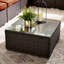 Miacomet Modular PE Rattan Garden Sofa Set and Table for Modern Gardens and Patios (Cover Included)-2147318854-2147318855