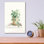 «Grown At Home 2 Cream» par Danhui Nai, art mural en verre acrylique
