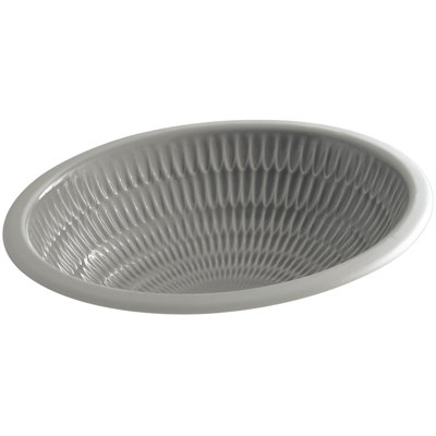 Ricochet Vitreous China Oval Undermount Bathroom Sink