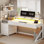 Bureau d'ordinateur 55 po avec 6 tiroirs