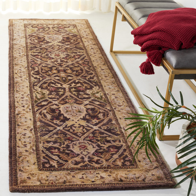 Evie Hand Tufted Wool Oriental Rug, Runner 2'6" x 8'