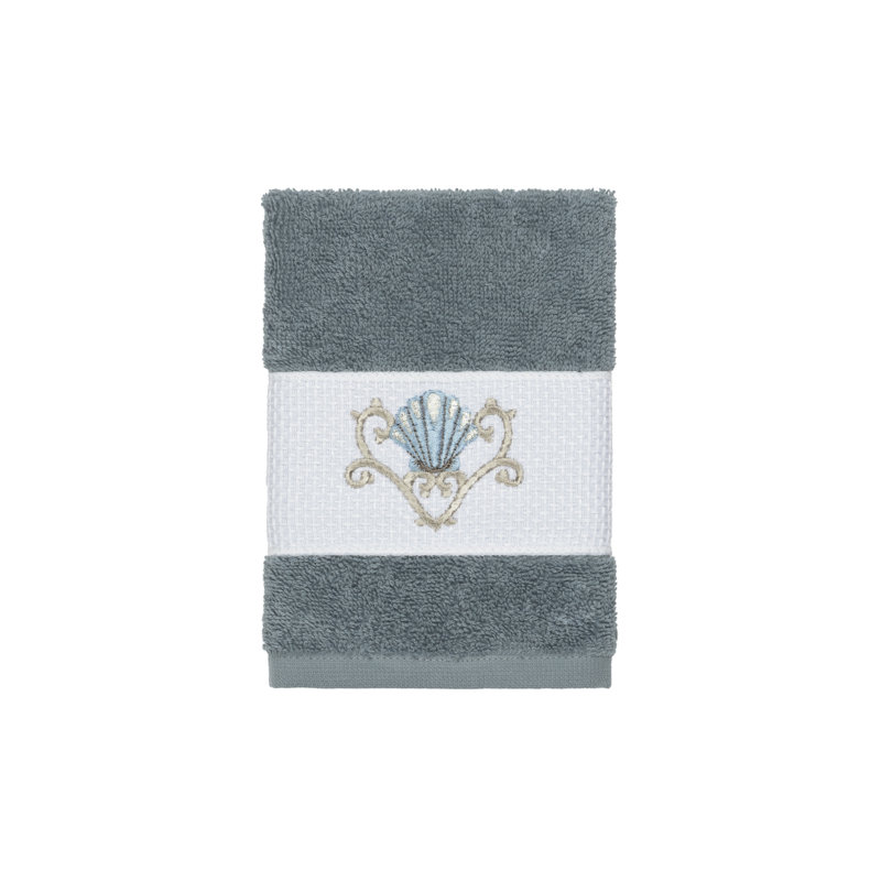 Bella Turkish Cotton Midweight Washcloth, Teal