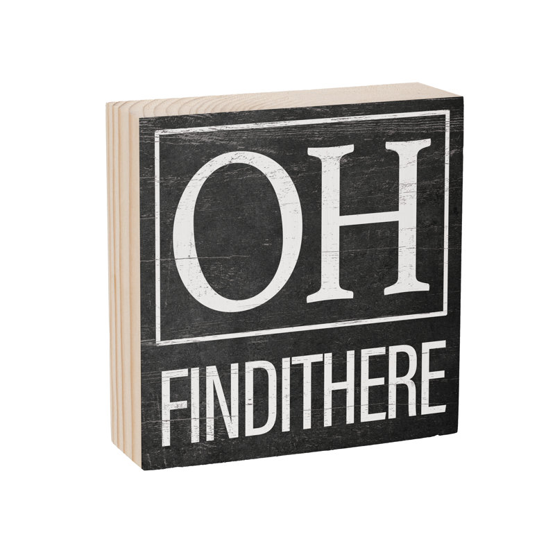 State Wooden Plock Ohio 6x6"