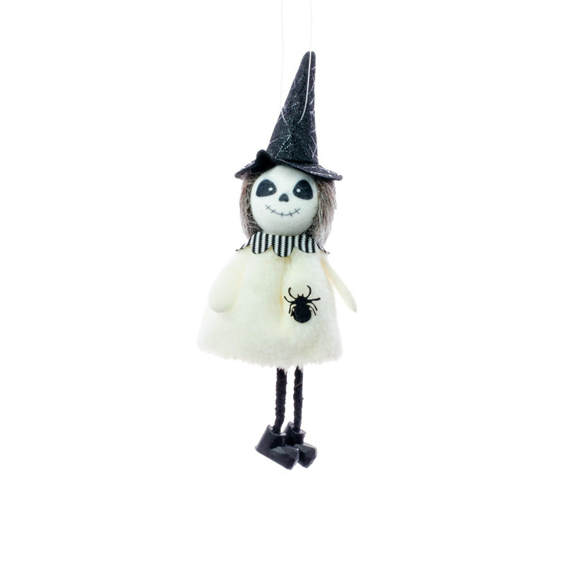 Squelette suspendu blanc (paquet de 8)