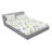 Microfiber Flower Fitted Sheet-42111088-89088360