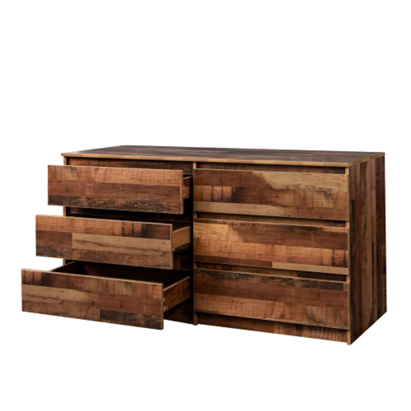 Commode combinée 6 tiroirs Wespi