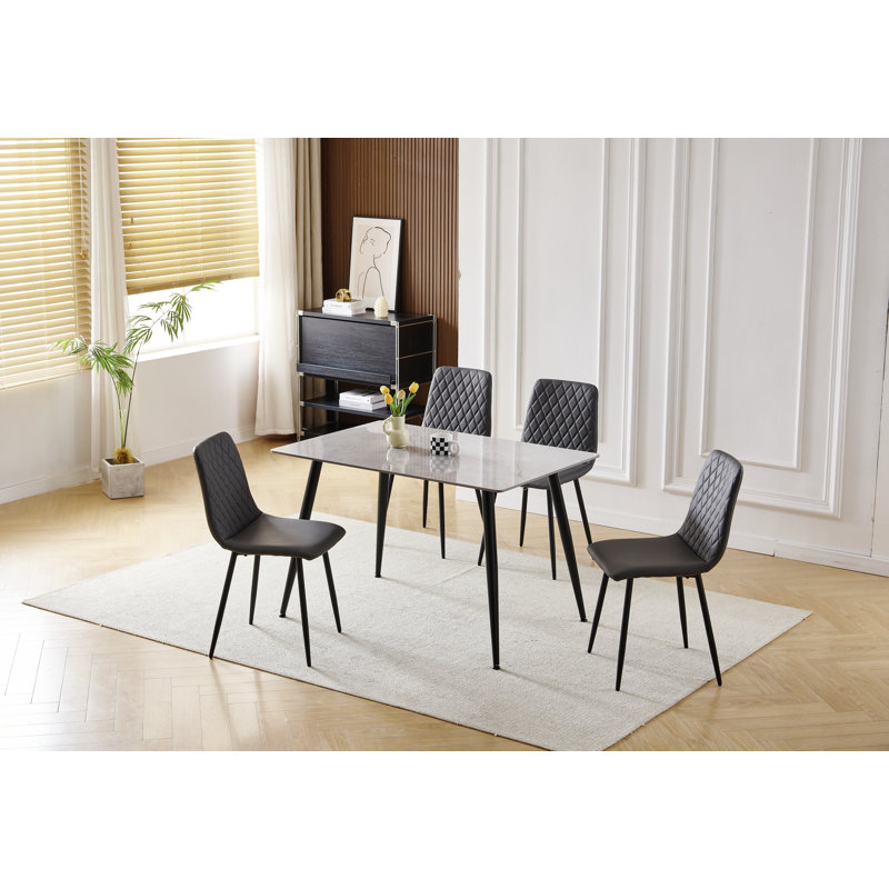 Argenta Dining Set, Dark Grey