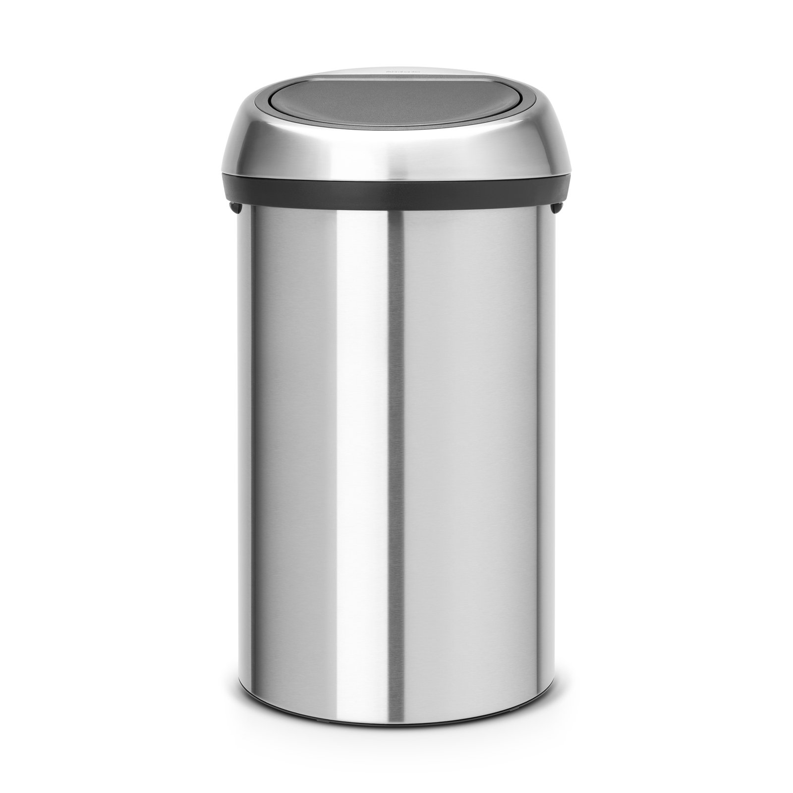 Brabantia Touch Top Trash Can 16 Gallon, Matte Steel Fingerprint Proof