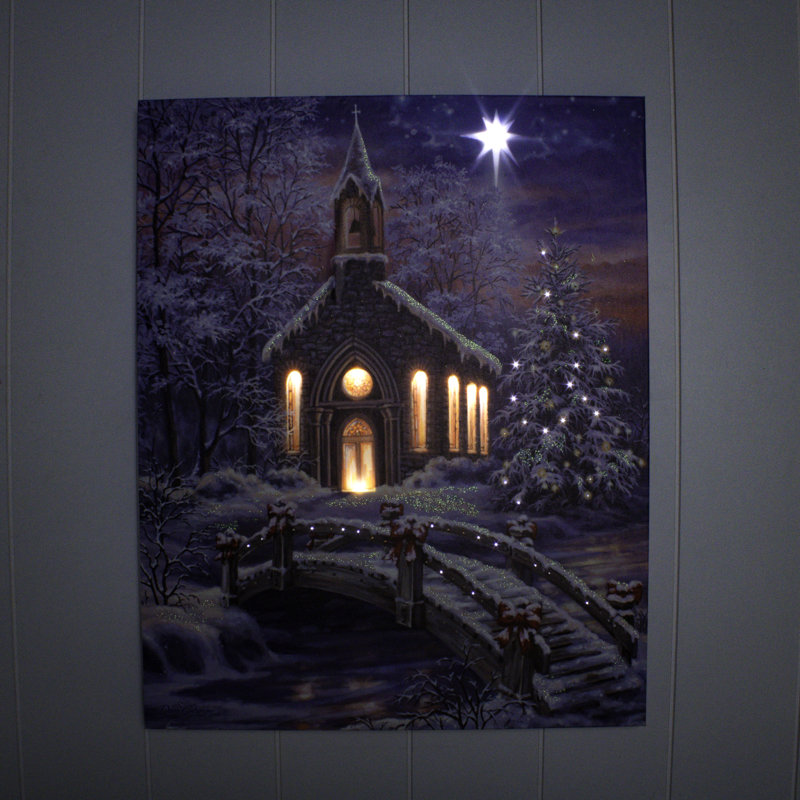 Toile à fibre optique O Commanuel 16 x 20