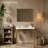 Console Bathroom  Vanity Set,Wall-Mounted Ceramic Vanity & Freestanding Stainless Steel Support Legs-1051055673-1042188059-1042702385