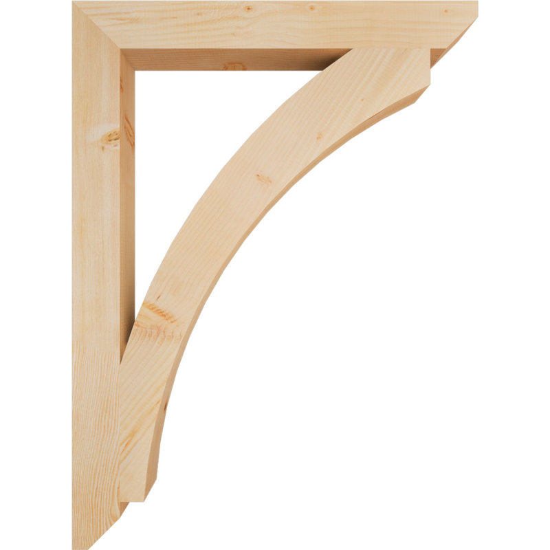 Support latté 3 1/2 po x P 34 po x H 46 po Thorton, Sapin de Douglas, H 46 po x l 3,5 po x P 34 po
