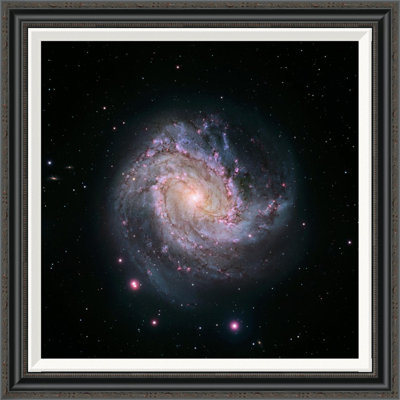 " M83 - Spiral Galaxy (Hubble-Magellan Composite) " by NASA