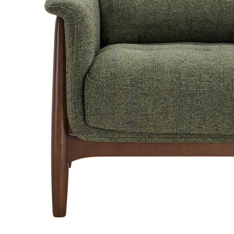 Fauteuil rembourré 32,68 po Ashford, Vert