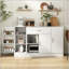 Grande armoire de rangement avec 4 portes et 1 tiroir