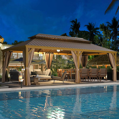 12 X 24 Ft Hardtop Gazebo
