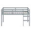 Lit mezzanine en bois avec échelle-1159635197