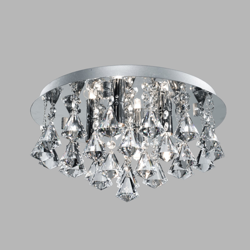 Darcy Crystal LED Flush Mount