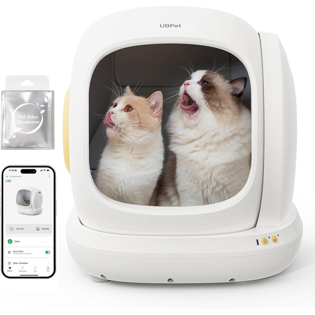 Polyethylene Plastic Self-Cleaning Litter Box