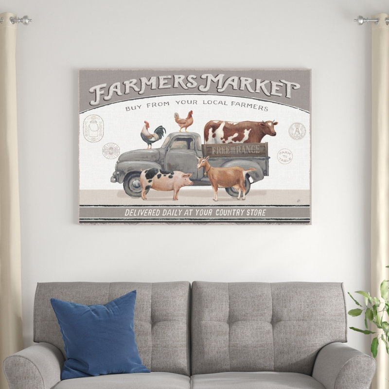 Ferme rétro I, H 32 po x l 48 po