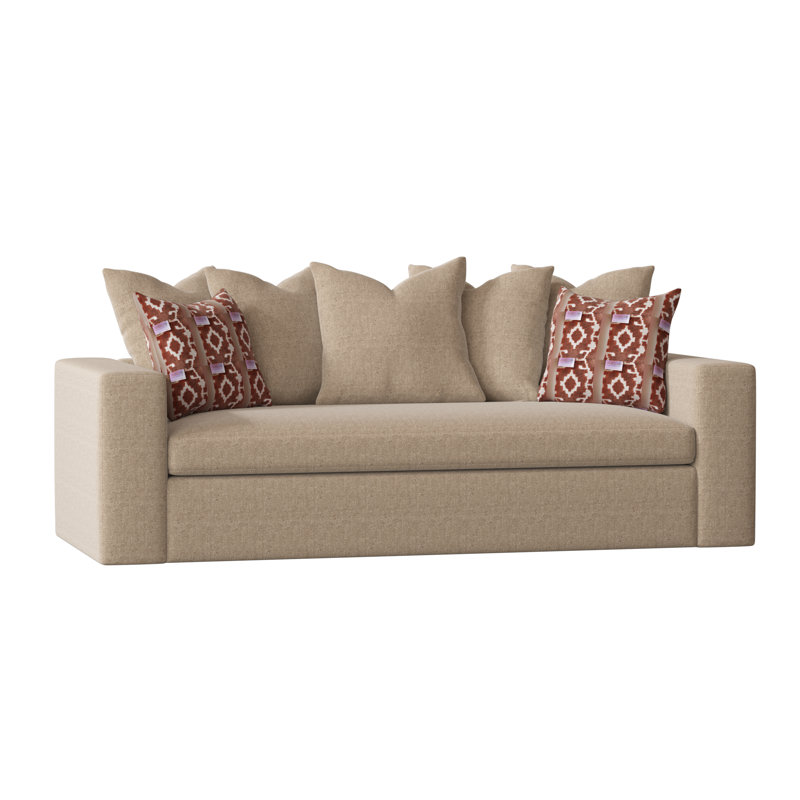 Retreat Sofa, Elise Flax, Adobe Rust