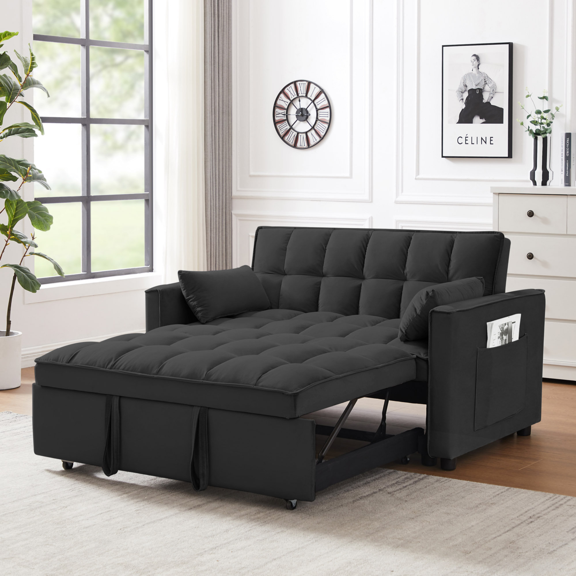 https://assets.wfcdn.com/im/54406514/compr-r85/2516/251659967/convertible-velvet-loveseat-sofa-pullout-bed-with-reclining-backrest-and-pillows.jpg