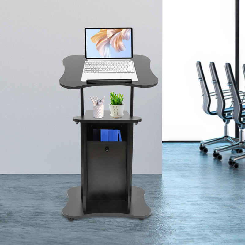 Kynslea Adjustable Metal Base Standing Desk