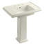 Tresham Fireclay Pedestal Bathroom Sink-2091903152-2100164954-2125959295
