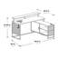 Bureau en L avec étagère Pierrine-551819616