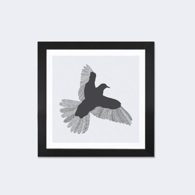 «Bird on Grey», reproduction