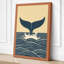 Whale Tail Rising Coastal - Wrapped Canvas-1088622120-1088622112