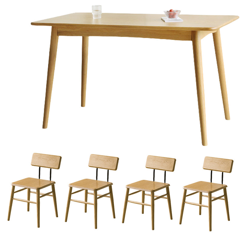 Solid Wood Dining Table Set