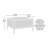 Coffee Table, LIGHT GREY Finish