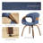 Afra 21.26'' W Swivel Polyester Upholstered Dining Arm Chair (Set Of 2)-1850992426