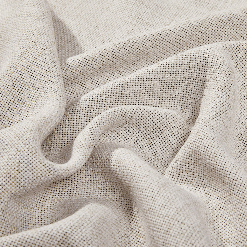 Linen-Look Total Blackout Curtains (Set of 2), Khaki, 52" W x 108" L
