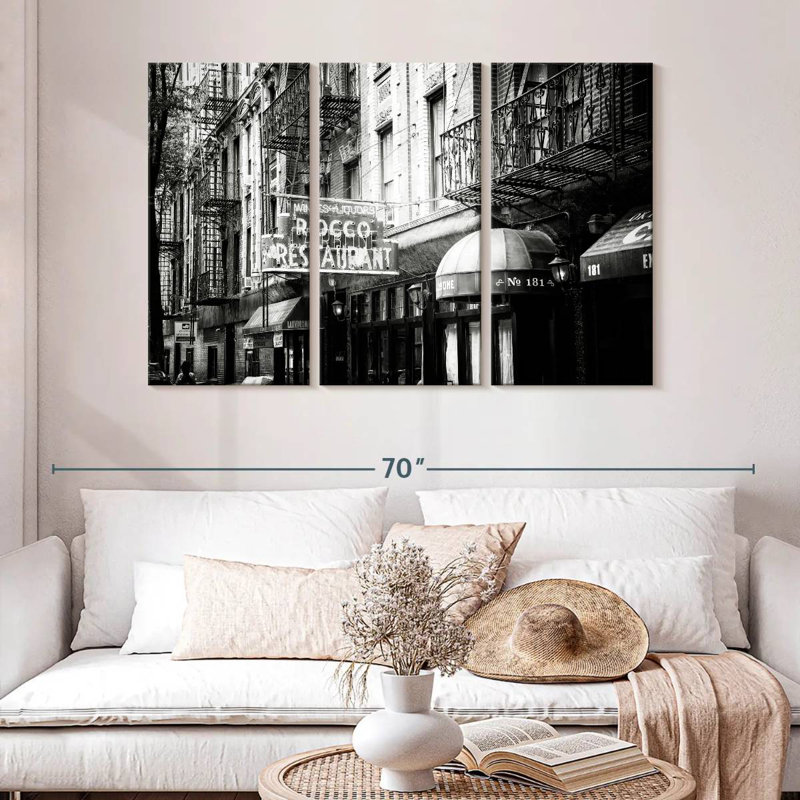 Façades de bâtiments Sirci NYC I, H 32 po x l 50 po