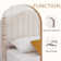Alair Platform Bed Frame With Adjustable Sheepskin Fabric Headboard