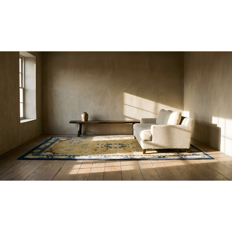 Antique Chinese - Ningxia Hallway Runner Wool Brown Rug