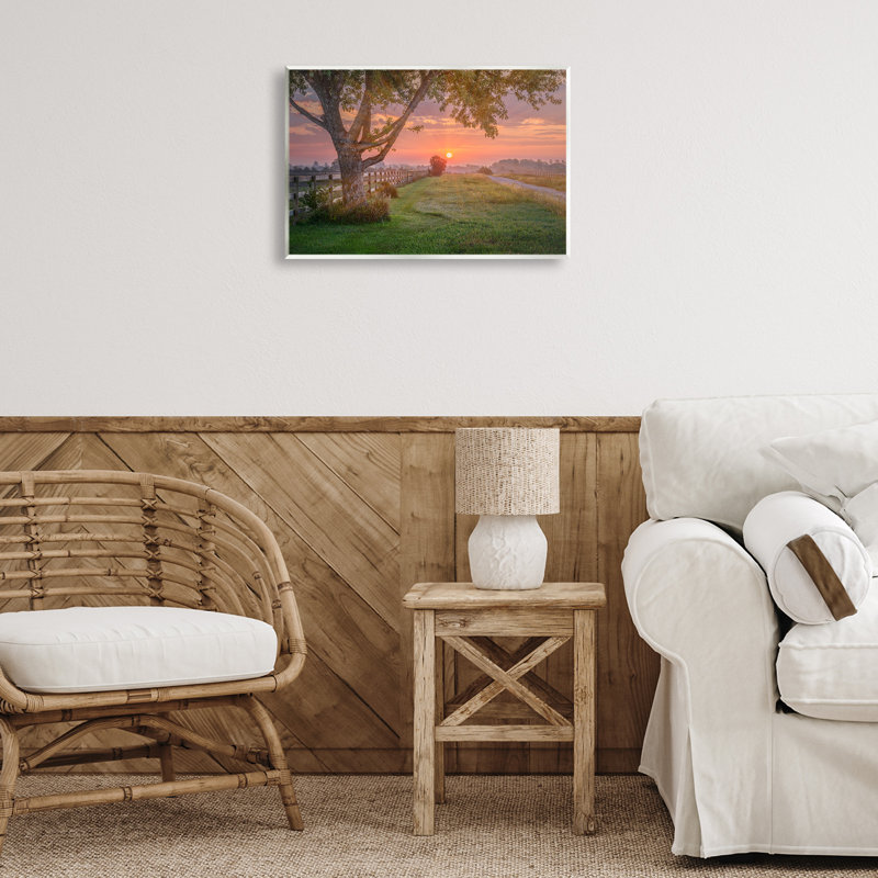 "Bold Sunrise in Countryside", art mural par Marty Hulsebos, H 13 po x l 19 po