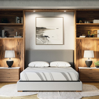 Matelas simple ferme en mousse gel 8 po Nl, sommeil frais avec mousse de gel de qualité, confort haute densité, base, surface grise