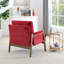 Fauteuil de salle à manger rembourré-185043492