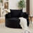 Boneless 55''L Chenille Foam Single Swivel Chair, Fluffy Modern Sleeper, 360 Degree Swivel Chair For Living Room, Bedroom, Lounge And Projection Room-675626635-675626643
